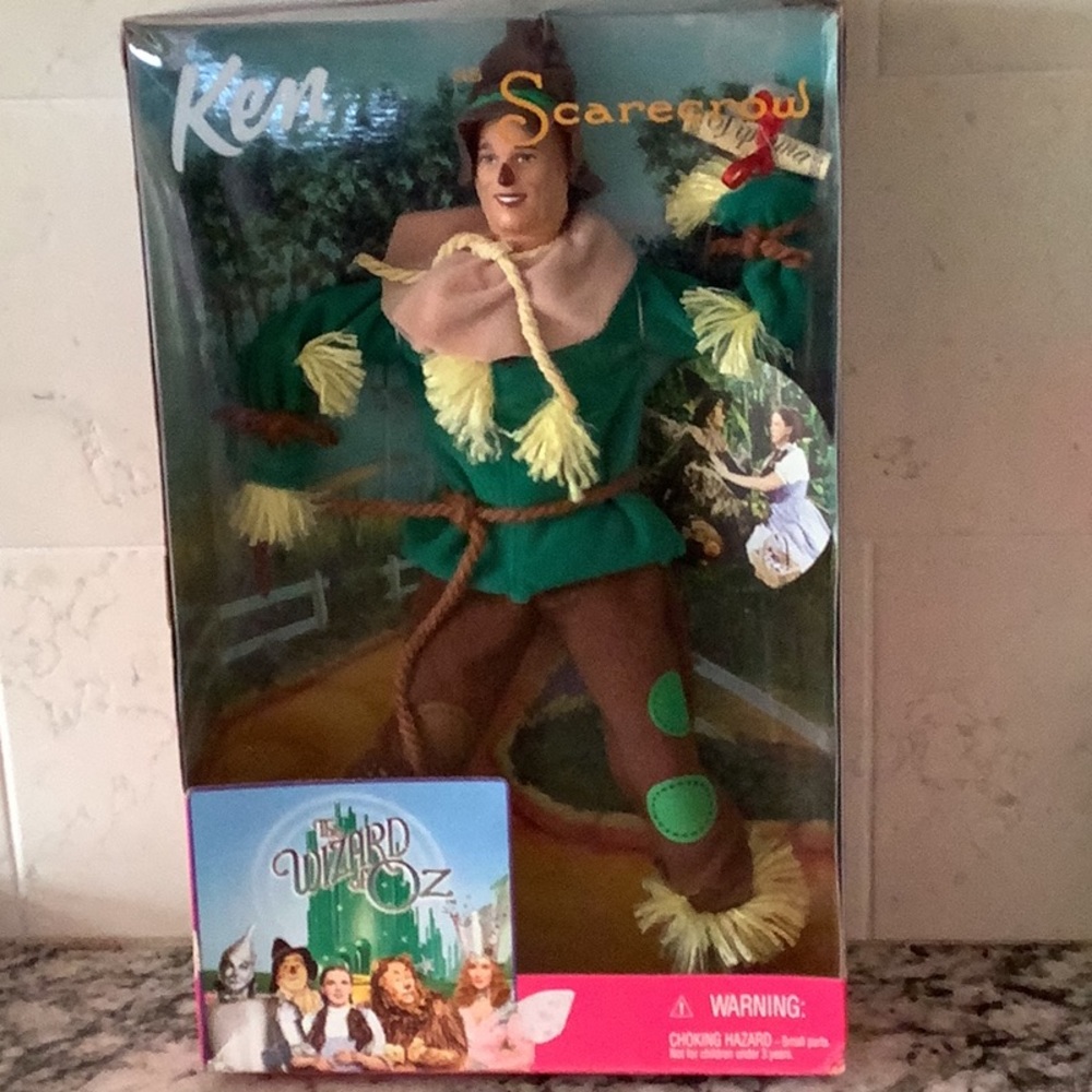 Ken as Scarecrow The Wizard of Oz.  Vintage Mattel 1999 New in original box.